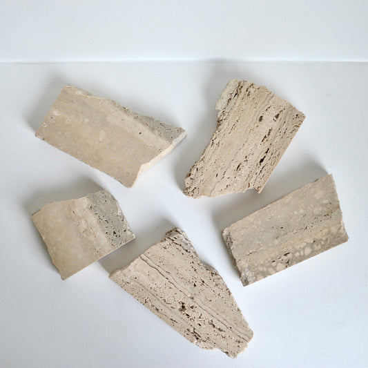 Stagger Tray • Travertine