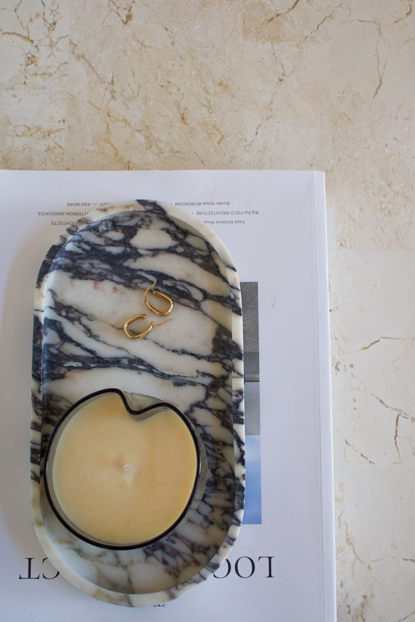 Outline Tray • Calacatta Violet