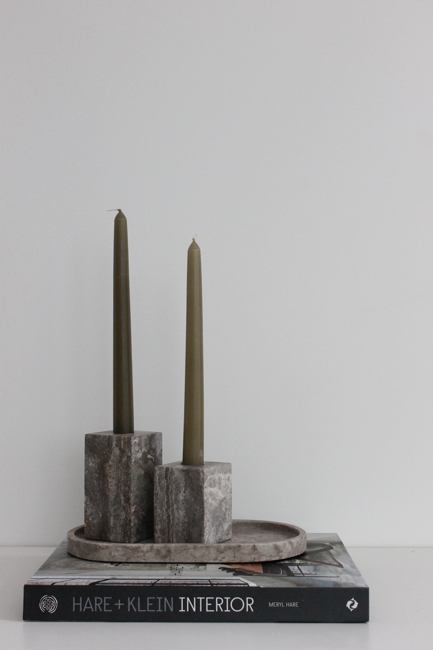 Beacon Candle Holder • Greige