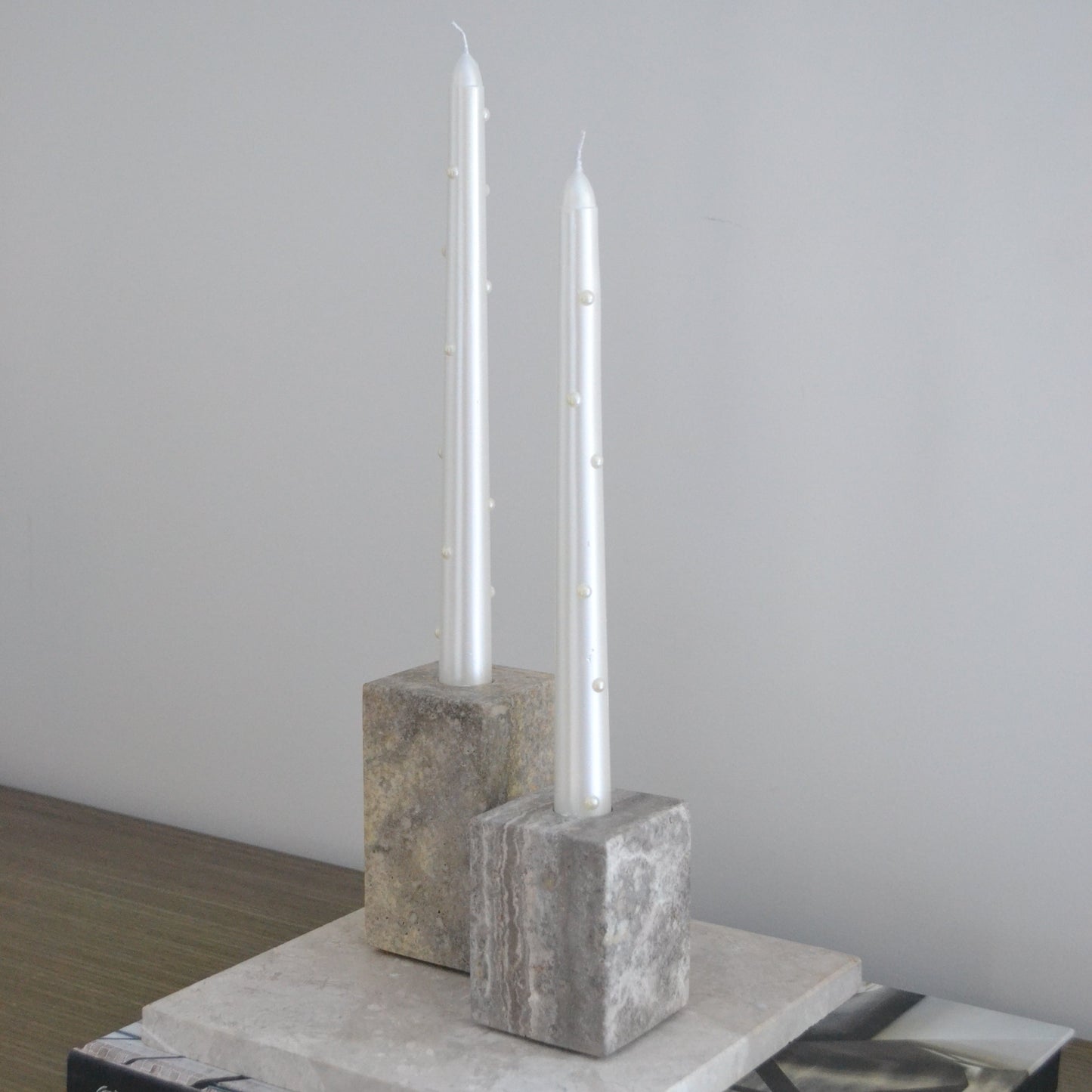 Beacon Candle Holder • Greige