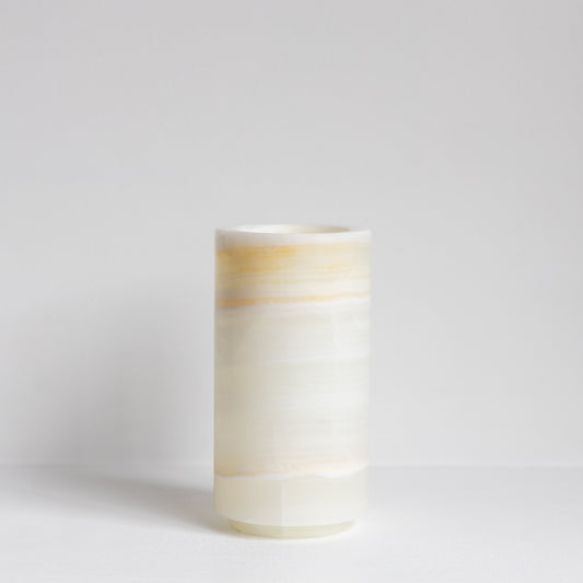 Bloom Vase • White Onyx