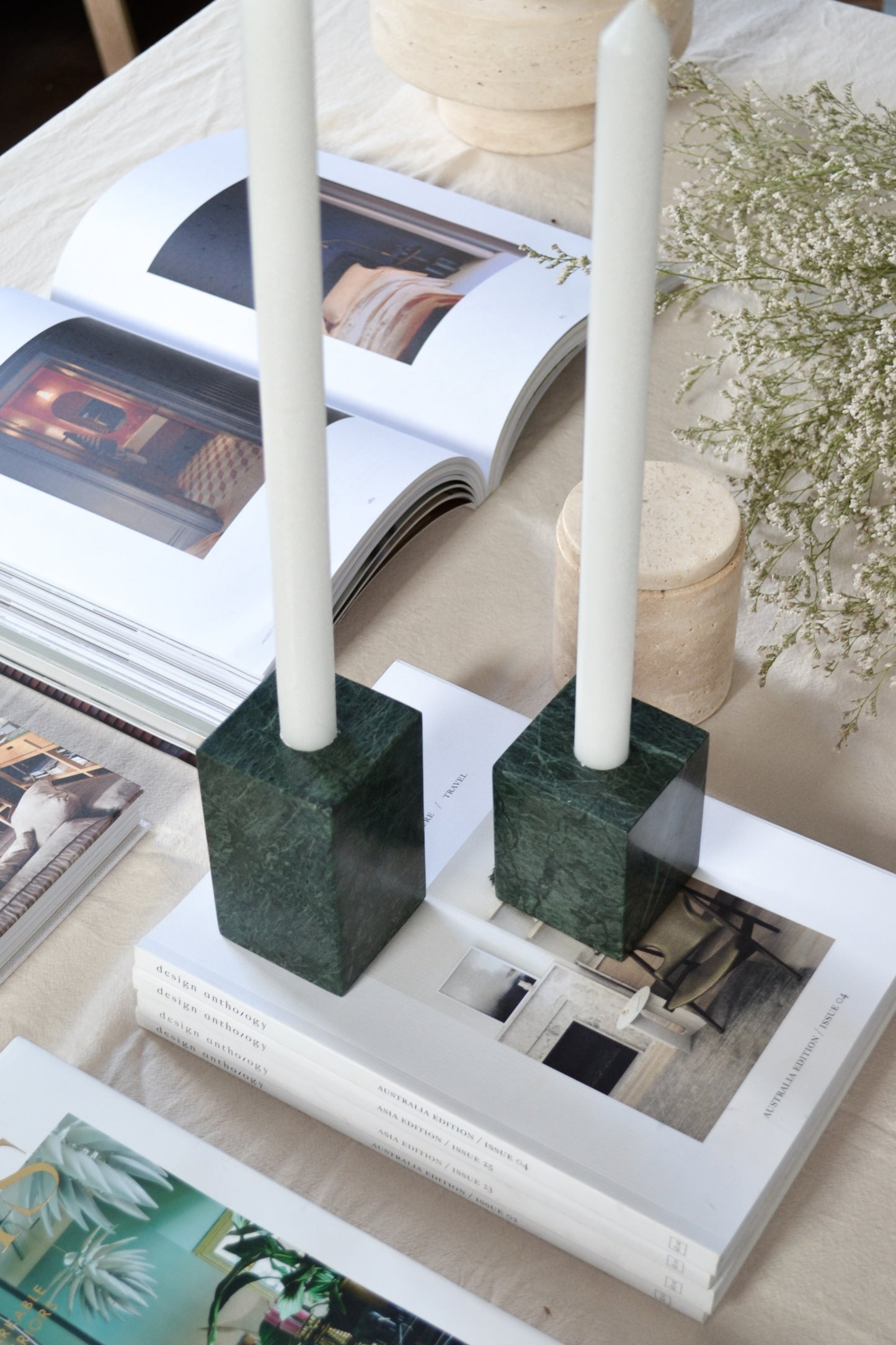 Beacon Candle Holder • Indian Green